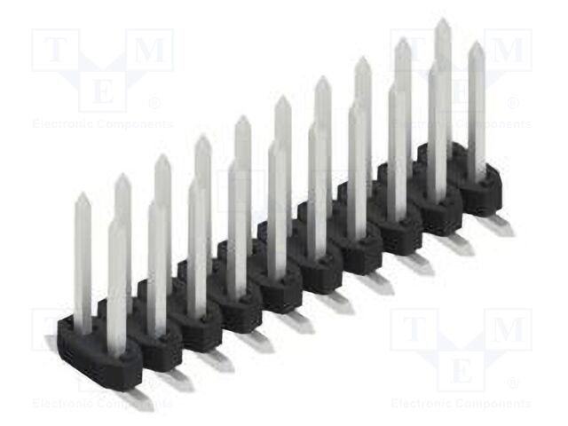 Connector: pin strips; pin header; male; PIN: 20; 2mm; SMT; 2x10