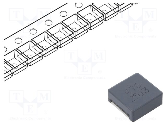 Inductor: wire; SMD; 47uH; ±20%; 17.6x16.9x6.7mm