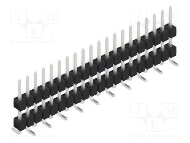 Connector: pin strips; pin header; male; PIN: 20; 2.54mm; SMT; 1x20