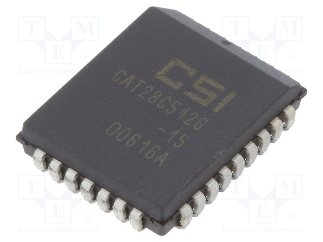 IC: EEPROM memory; parallel; 512kbEEPROM; 64kx8bit; 5V; SMD; PLCC32