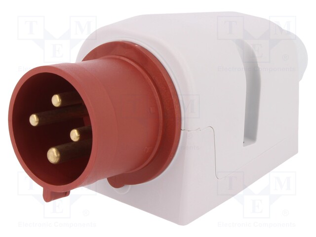 Connector: AC supply 3-phase; socket; male; 32A; 400VAC; IEC 60309