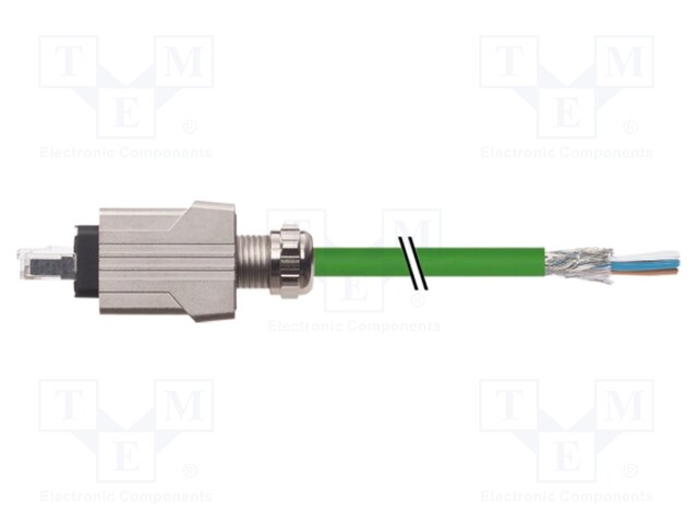 Connection lead; RJ45,male; IP65; 60VDC; 1.76A; 5m; Series: 7000