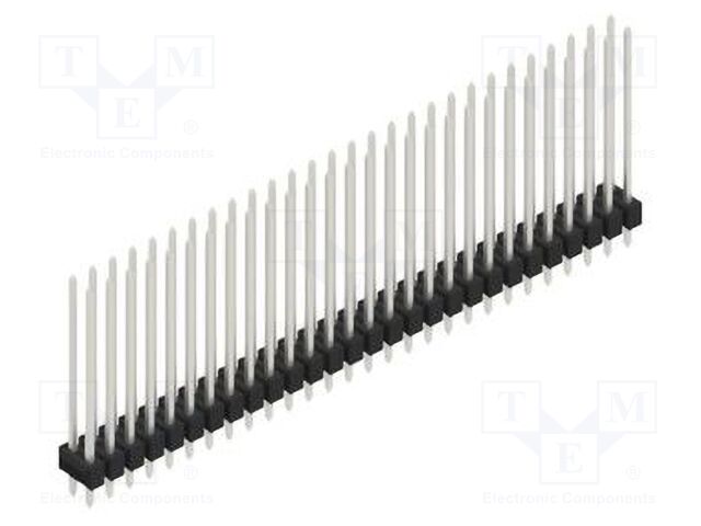 Connector: pin strips; pin header; male; PIN: 56; 2.54mm; THT; 2x28