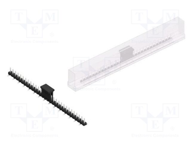 Connector: pin strips; pin header; male; PIN: 30; 2.54mm; SMT; 1x30