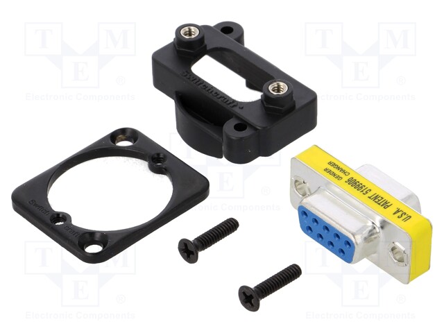 Transition: D-Sub coupler; EH; both sides,D-Sub 9pin female