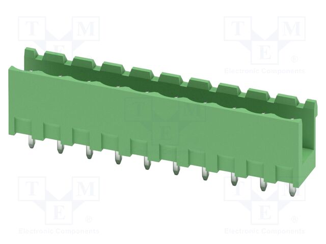PCB headers, nominal cross section: 2.5 mm?, color: green, n