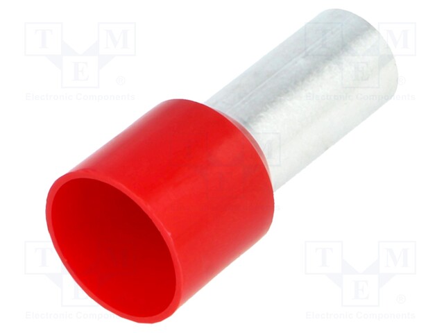 Bootlace ferrule; insulated; copper; Insulation: polypropylene