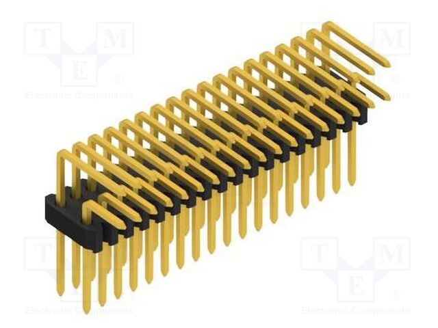 Connector: pin strips; pin header; male; PIN: 36; 1.27mm; THT; 2x18