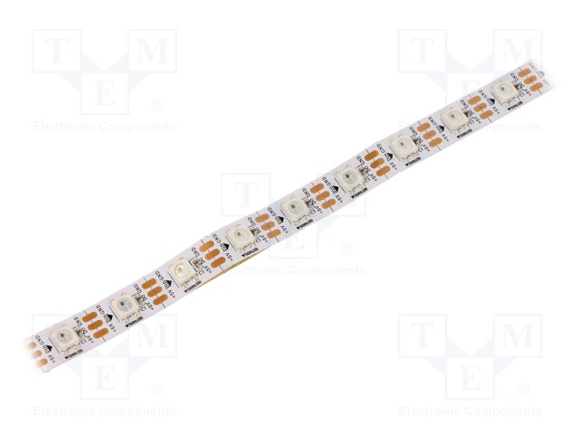 Programmable LED tape; RGB; LED/m: 60; SMD; 5050; 5V; 10mm; 140°