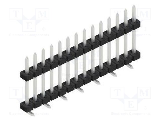 Connector: pin strips; pin header; male; PIN: 14; 2mm; SMT; 1x14