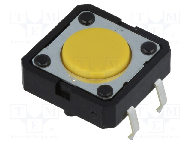 Microswitch TACT; SPST-NO; Pos: 2; 0.05A/24VDC; THT; none; 2.55N