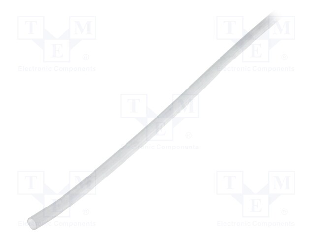 Heat shrink sleeve; flexible; 2: 1; 6.4mm; L: 10m; transparent