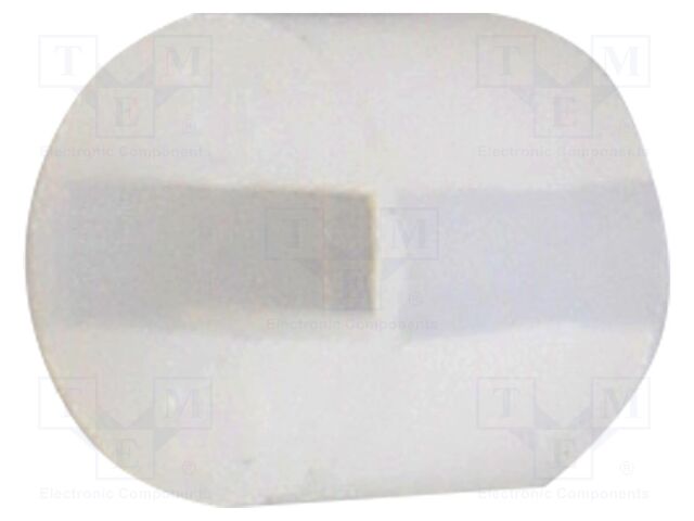 Spacer sleeve; LED; Øout: 4mm; ØLED: 3mm; L: 3.5mm; natural; UL94V-2