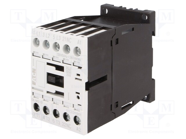Contactor: 3-pole; NO x3; Auxiliary contacts: NC; 230VAC; 12A; 690V