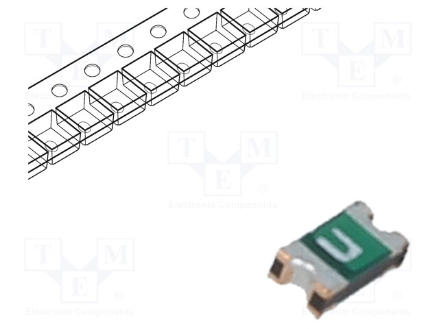Fuse: PTC polymer; 50mA; Imax: 40A; Case: 0603; 0ZCM