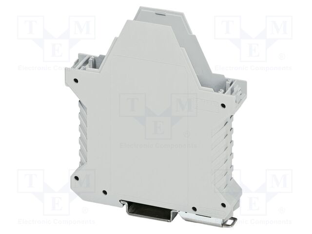Enclosure base; grey; UL94V-0; ME 22,5; for DIN rail mounting
