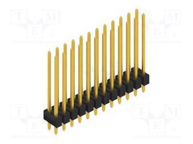 Connector: pin strips; pin header; male; PIN: 24; 2.54mm; THT; 2x12