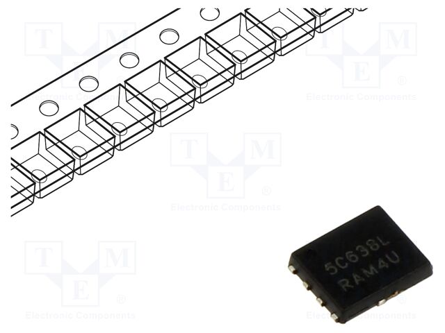 Transistor: N-MOSFET; unipolar; 60V; 133A; Idm: 811A; 50W; DFN5