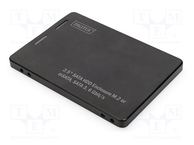 M.2 to SATA adapter; SATA III; black; 100x70x7mm
