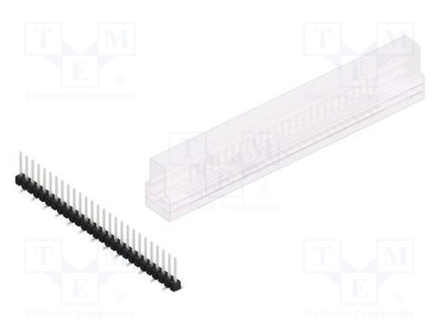 Connector: pin strips; pin header; male; PIN: 27; 2.54mm; SMT; 1x27