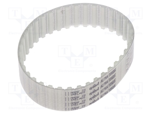 Timing belt; T5; W: 16mm; H: 2.2mm; Lw: 185mm; Tooth height: 1.2mm