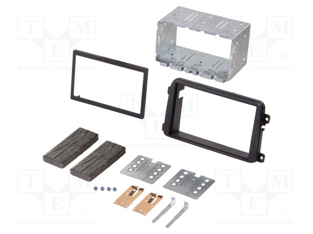 Radio frame; VW; 2 ISO; black