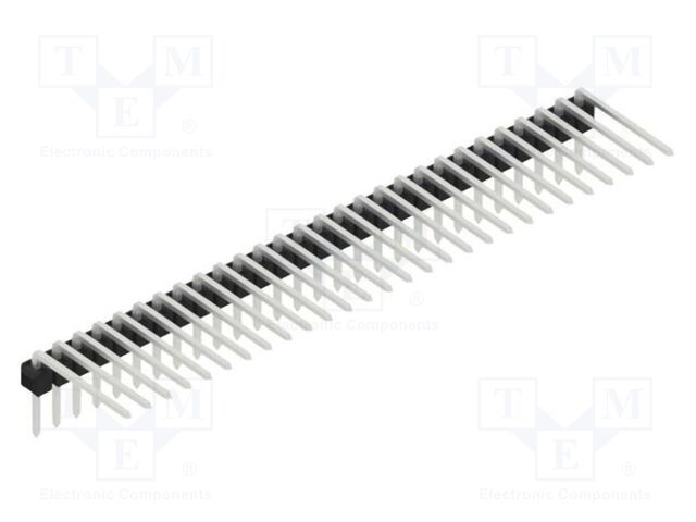 Connector: pin strips; pin header; male; PIN: 28; 2.54mm; THT; 1x28