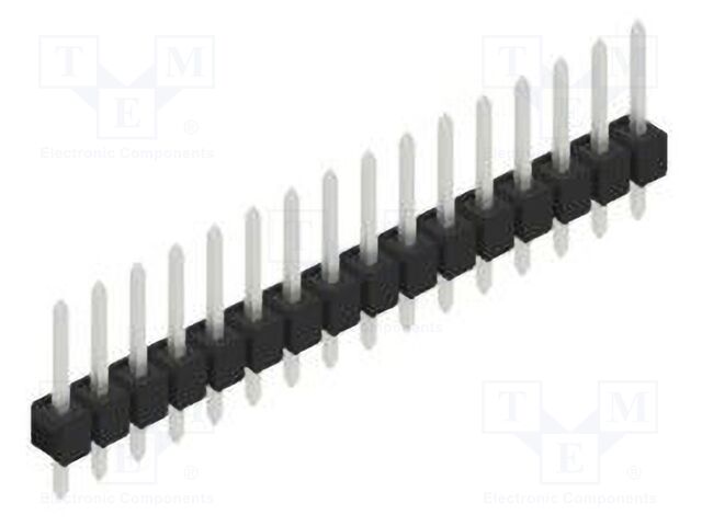 Connector: pin strips; pin header; male; PIN: 16; 2.54mm; THT; 1x16