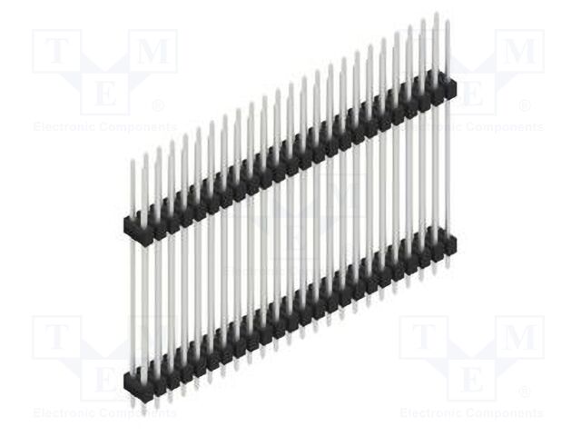 Connector: pin strips; pin header; male; PIN: 48; 2.54mm; THT; 2x24