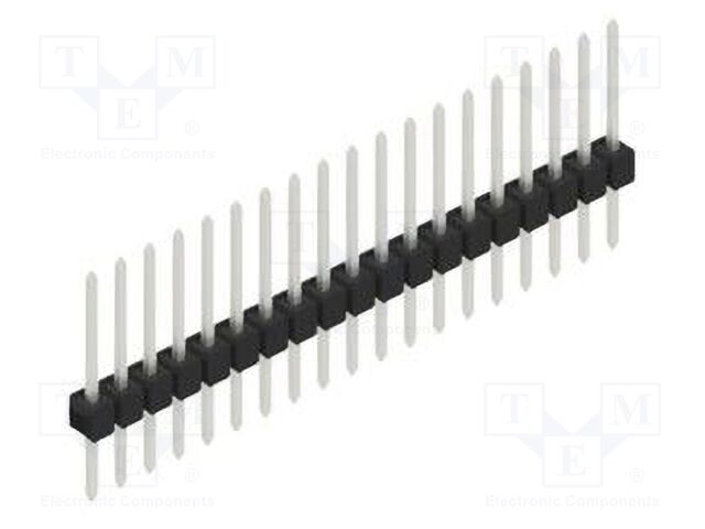 Connector: pin strips; pin header; male; PIN: 19; 2.54mm; THT; 1x19
