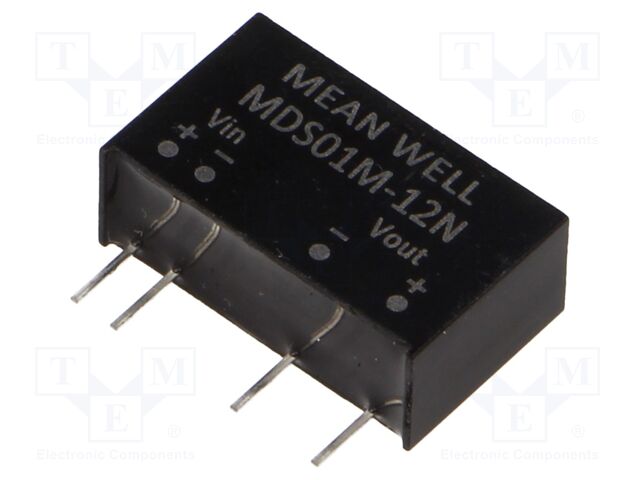 Converter: DC/DC; 1W; SIP7; MDS01-N; OUT: 1