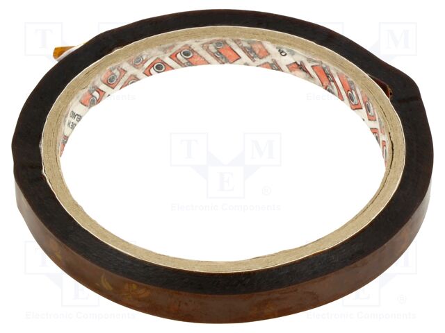 Tape: electrical insulating; W: 9mm; L: 33m; Thk: 0.5mm; brown; 100%