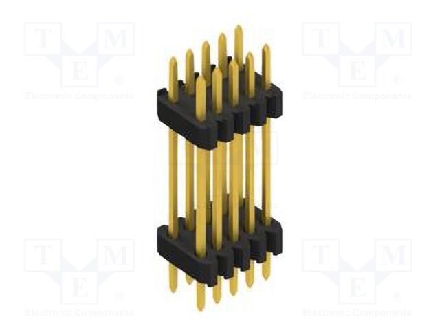 Connector: pin strips; pin header; male; PIN: 10; 1.27mm; THT; 2x5