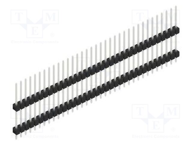 Connector: pin strips; pin header; male; PIN: 35; 2.54mm; THT; 1x35