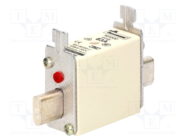 Fuse: fuse; ceramic, industrial; 6A; 500VAC; 250VDC; NH000