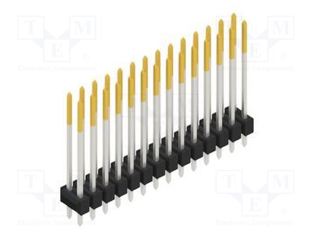 Connector: pin strips; pin header; male; PIN: 28; 2.54mm; THT; 2x14