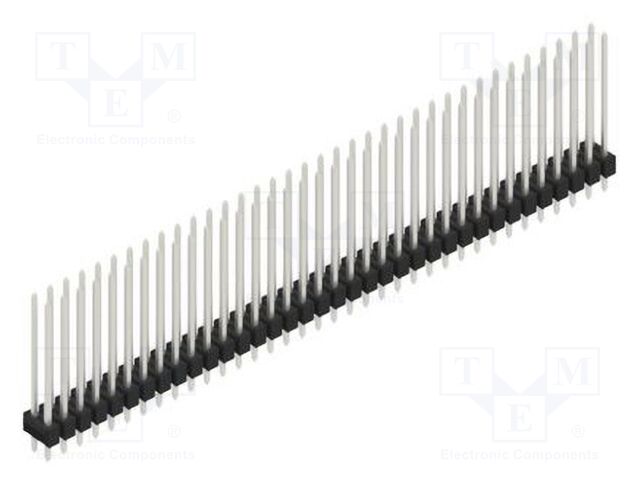 Connector: pin strips; pin header; male; PIN: 72; 2.54mm; THT; 2x36
