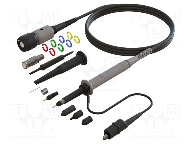 Probe: for oscilloscope; passive; 150MHz; 10: 1; 500V; 2.3ns; 1.2m