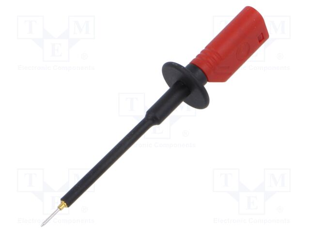 Measuring tip; 10A; 1kV; red; Tip diameter: 0.75mm