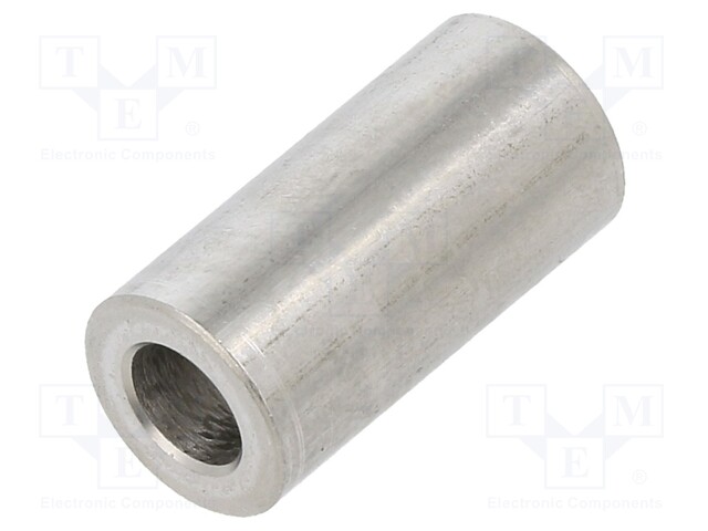 Spacer sleeve; 5.3mm; cylindrical; stainless steel; Øint: 10mm