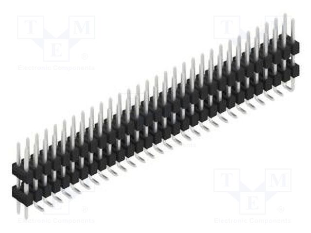 Connector: pin strips; pin header; male; PIN: 60; 2.54mm; SMT; 2x30