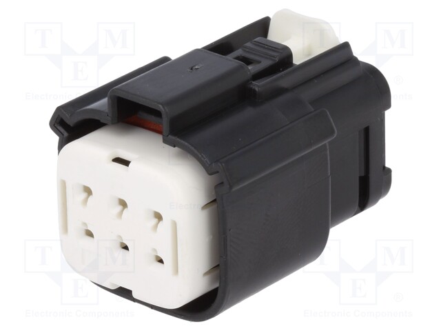 Connector: automotive; MX150L; plug; female; 22AWG÷18AWG; PIN: 6