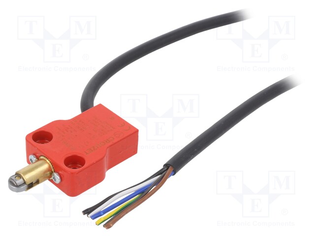 Limit switch; metal roller Ø10mm; NO + NC; 10A; max.250VAC; IP66