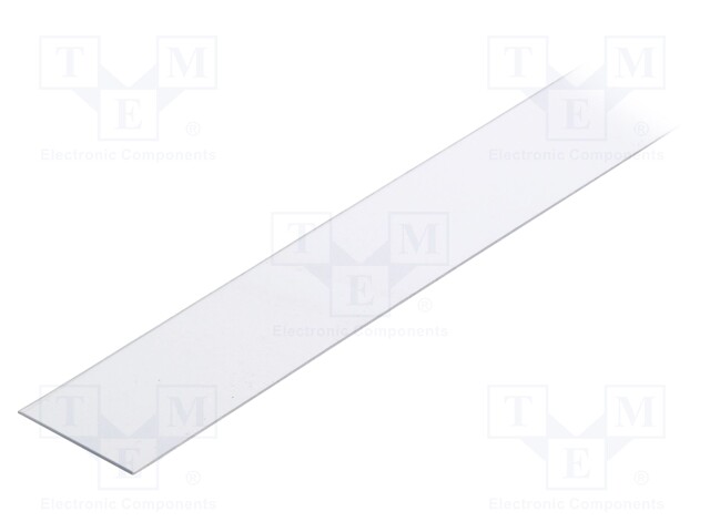 Cover for LED profiles; transparent; 1m; V: A9; slide