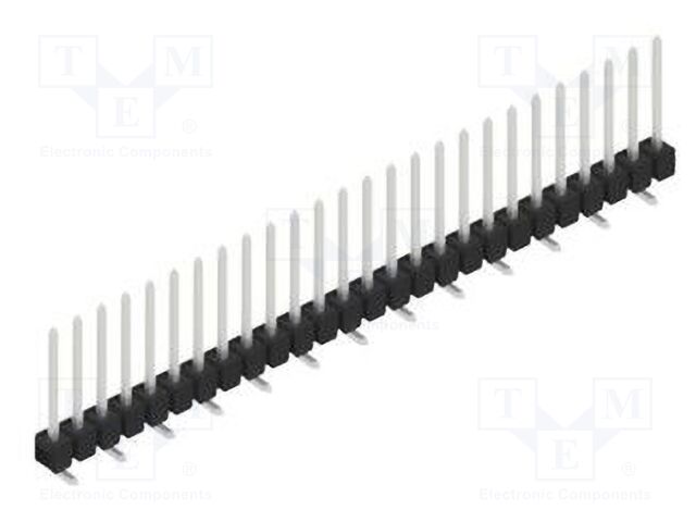 Connector: pin strips; pin header; male; PIN: 26; 2.54mm; SMT; 1x26