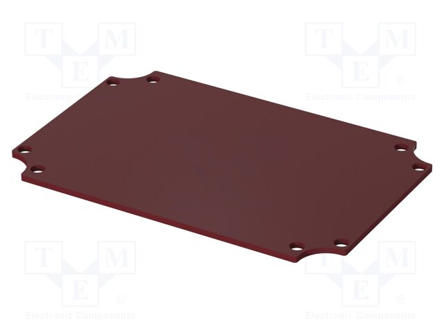 Mounting plate; laminated paper; 2mm