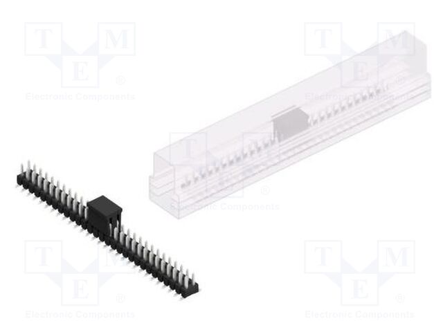 Connector: pin strips; pin header; male; PIN: 58; 2.54mm; SMT; 2x29