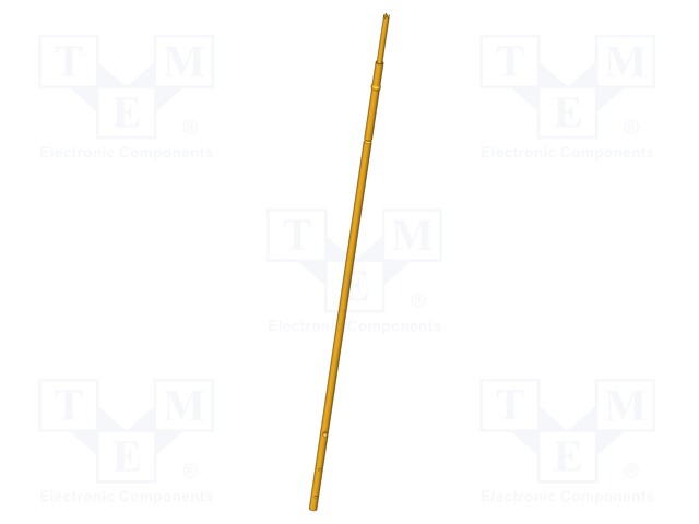 Needle-like test probe; Operational spring compression: 2.5mm