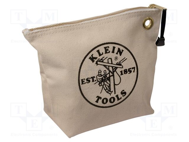 Waist bag; natural; fabric; 254x203x89mm