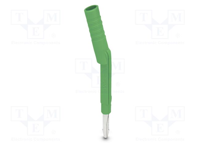Test socket; PA; L: 51.5mm; ways: 1; W: 5.8mm; H: 5.8mm; Body: green